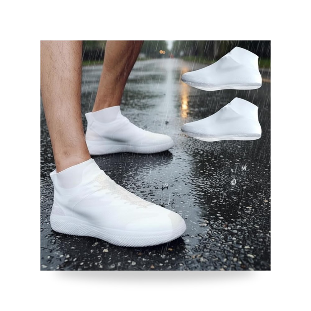 زوج واحد من اغطية الاحذية المقاومة للماء من اللاتكس قابلة موديل Non-slip