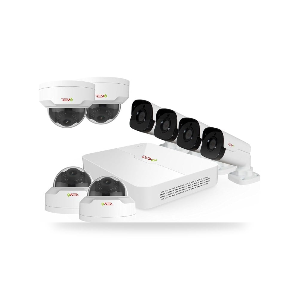 ريفو اميريكا نظام امان الترا 8 قنوات. 2TB HDD 4K IP NVR