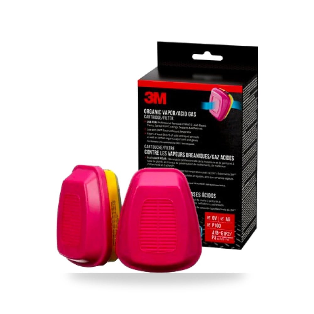 خراطيش استبدال 3M 60923HB1-C لجهاز التنفس الاحترافي متعدد