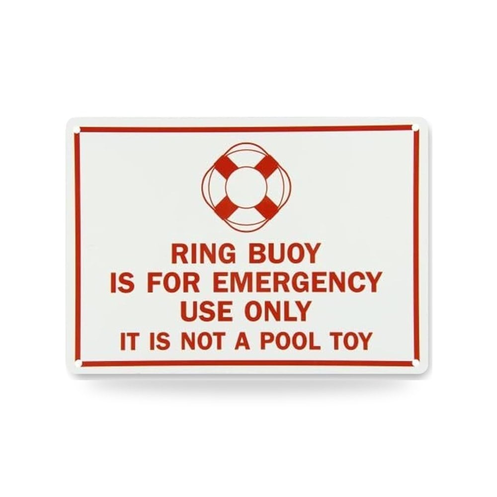 سمارت ساين لافتة "Ring Buoy Is For Emergency Use Only, It موديل S-7786