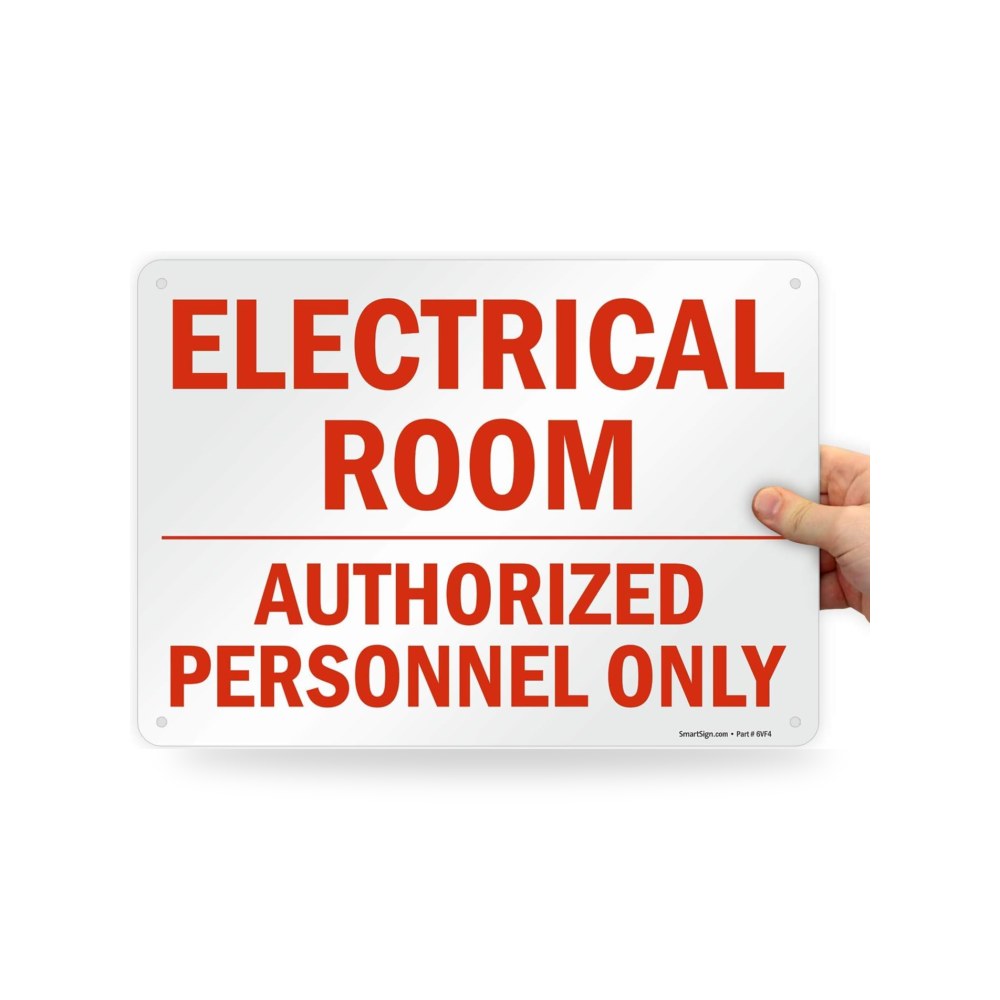 سمارت ساين لافتة "Electric Room - Authorized Personnel