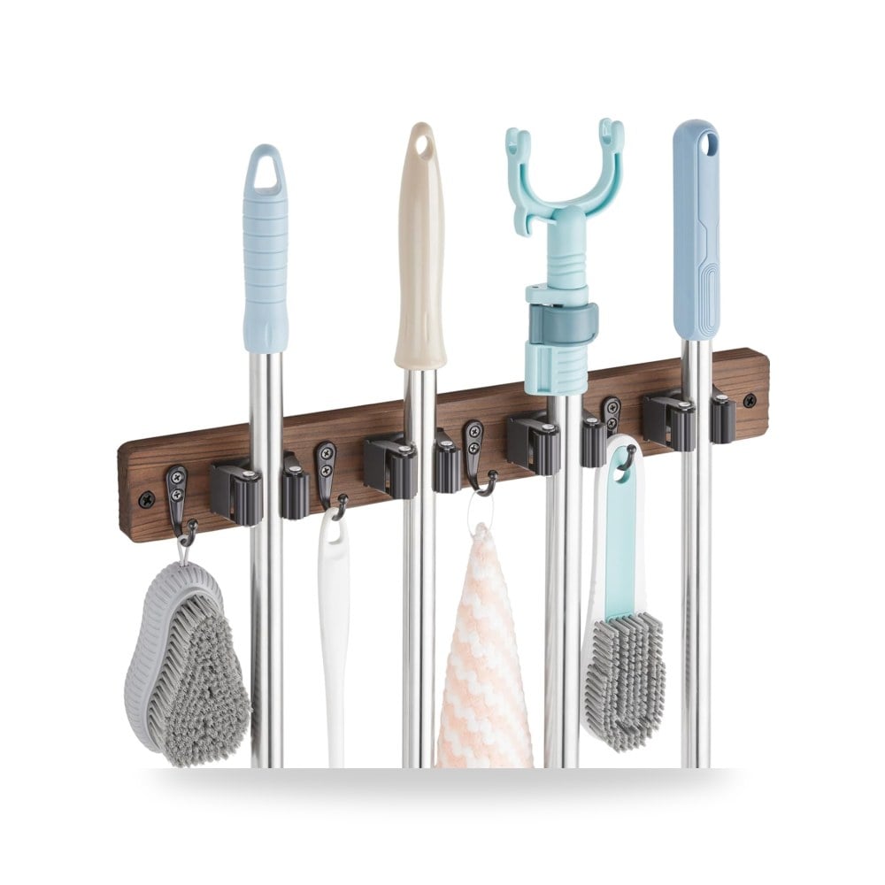 شماعة وحامل مفاتيح وأوتاد جدارية خشبية فاخرة للمداخل والمنازل ماركة Craft Walnut & Beech