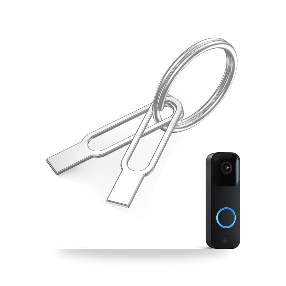 بلينك (Blink) - كاميرا وجرس باب فيديو ذكي بدقة فائقة ورؤية ليلية ملونة - - بتشطيب معماري