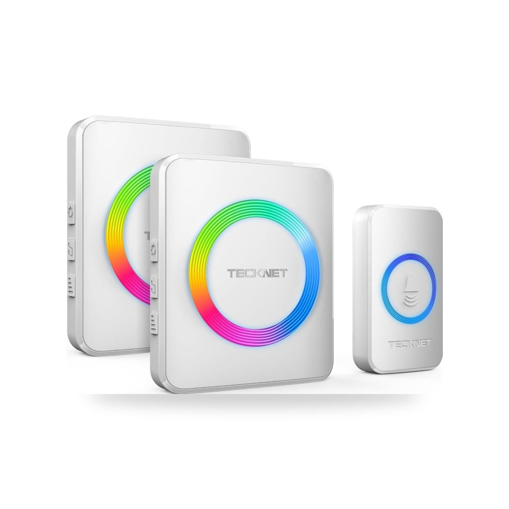 طقم تيك نيت جرس باب لاسلكي، جرس باب مقاوم موديل IP65