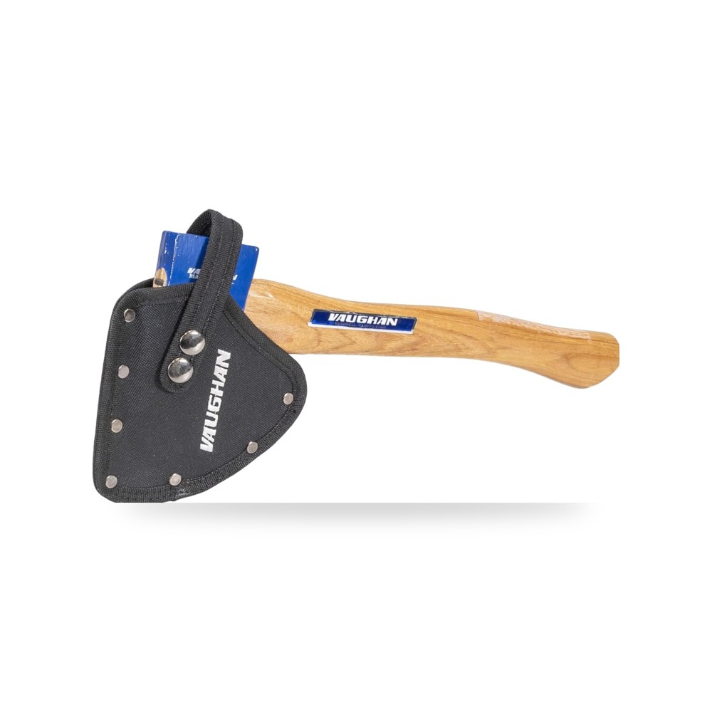 فأس تقطيع وتخييم احترافي بمقبض مريح من خشب الجوز الأمريكي Hickory عالي المتانة ماركة