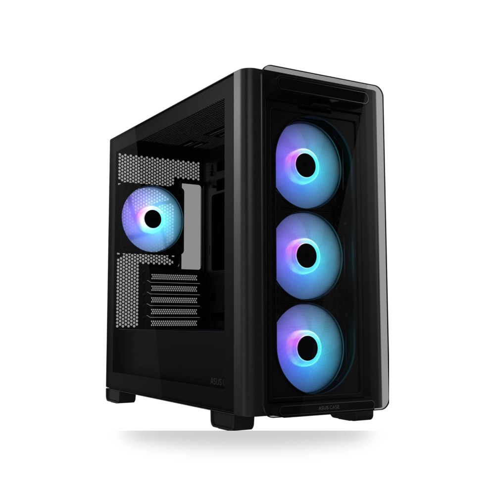 حافظة كمبيوتر A23 بلس TG ARGB سوداء، مايكرو ATX