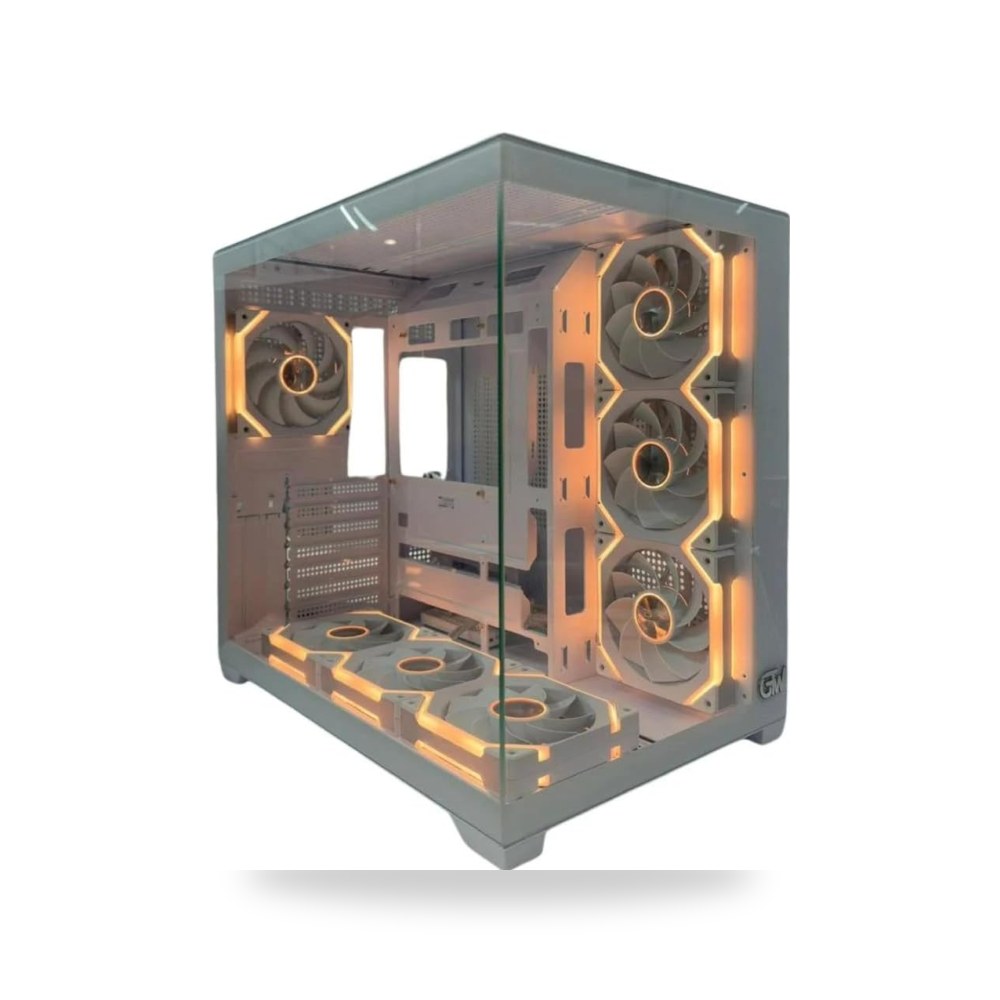 صندوق كمبيوتر للالعاب GT-F7CW009 GTW - صندوق كمبيوتر ATX الزجاج المقوى