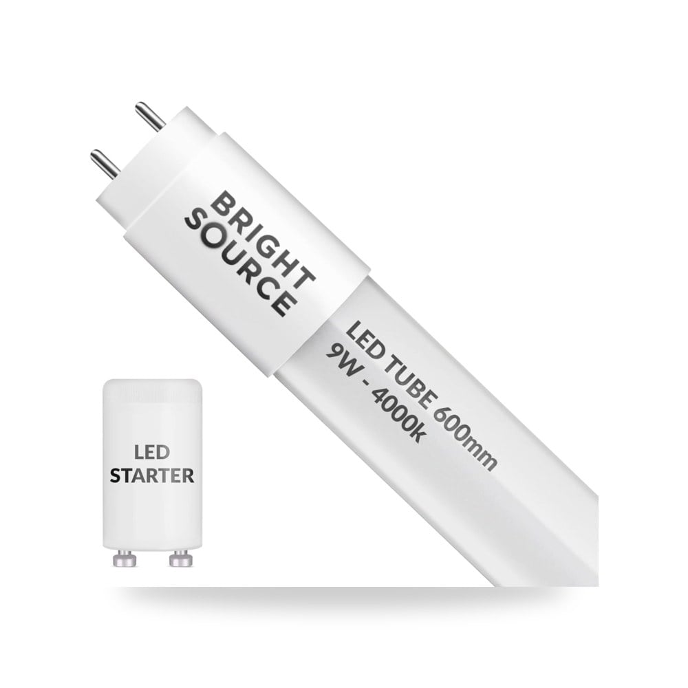 انبوب LED T8 من برايت سورس 2 قدم (589 مم) 9 واط، 810 لومن