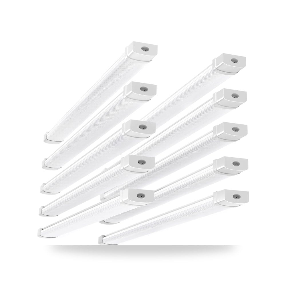 10 عبوات من انابيب LED نيون 120 سم 40 واط 4000 لومن ابيض بارد 6500 كلفن موديل IP65