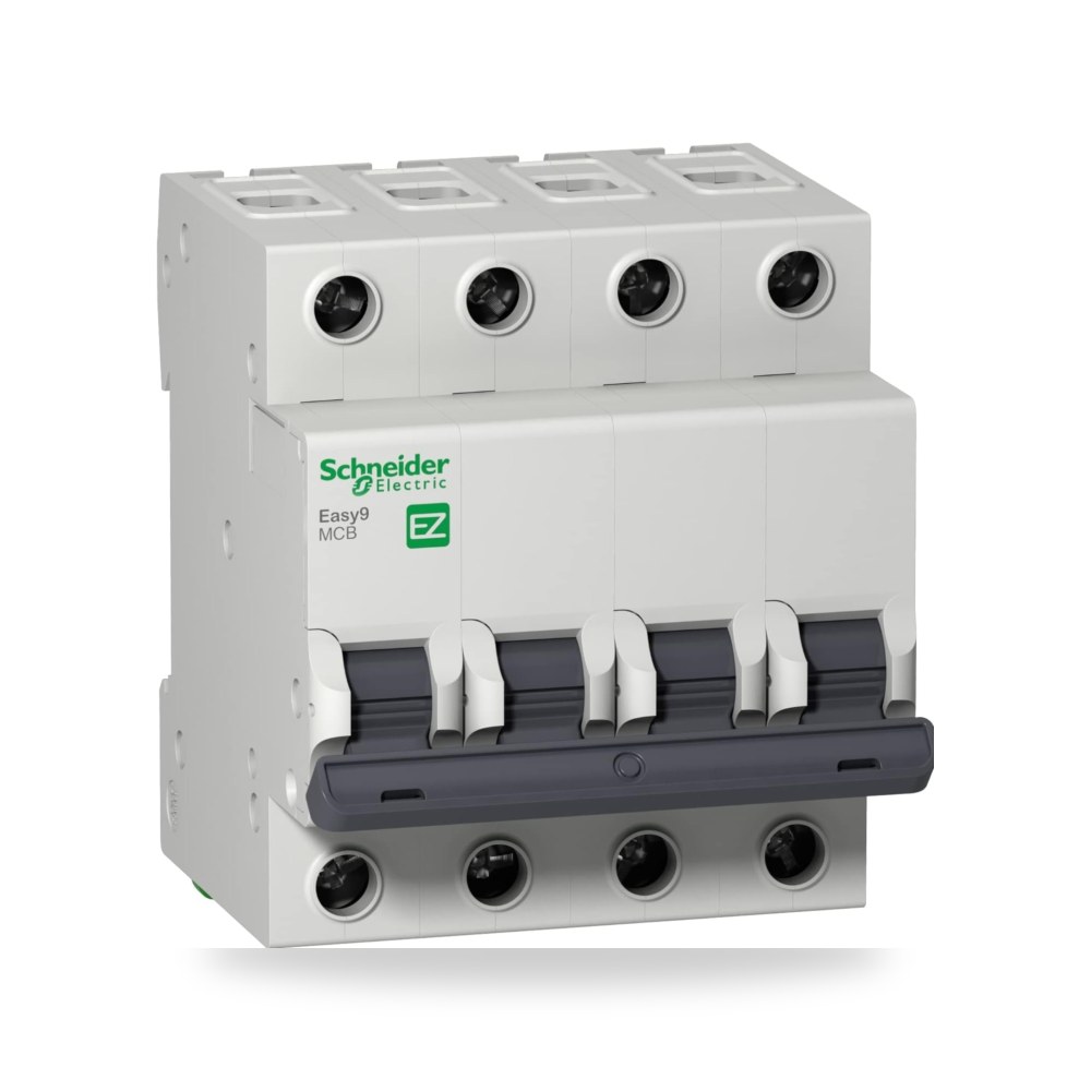 شنايدر ايليكتريك Easy9 MCB 4P 63A C 6000A