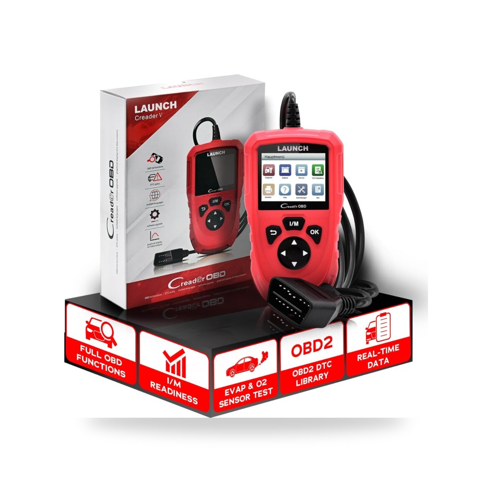 جهاز لفحص وتشخيص أعطال السيارات OBD2 من لونش: قارئ أكواد