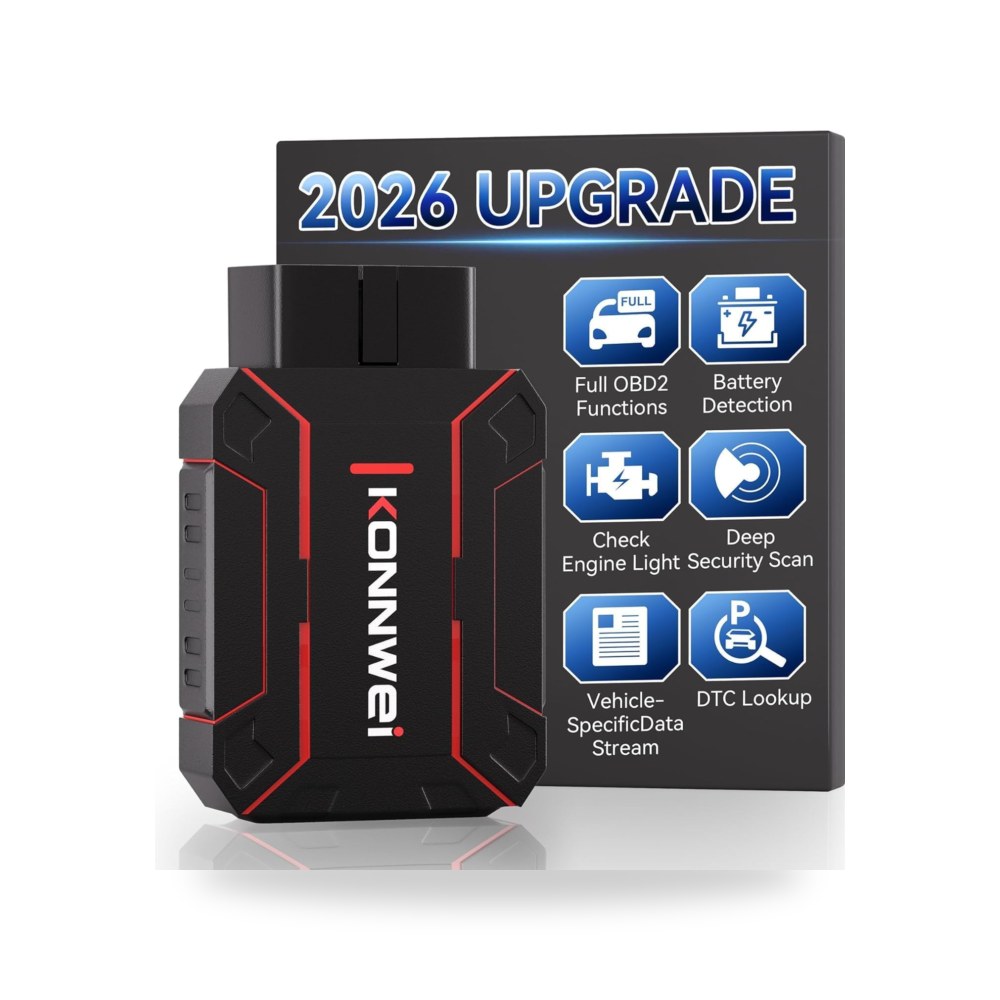 جهاز فحص OBD2 بالبلوتوث، أداة تشخيص شاملة للسيارات، قارئ