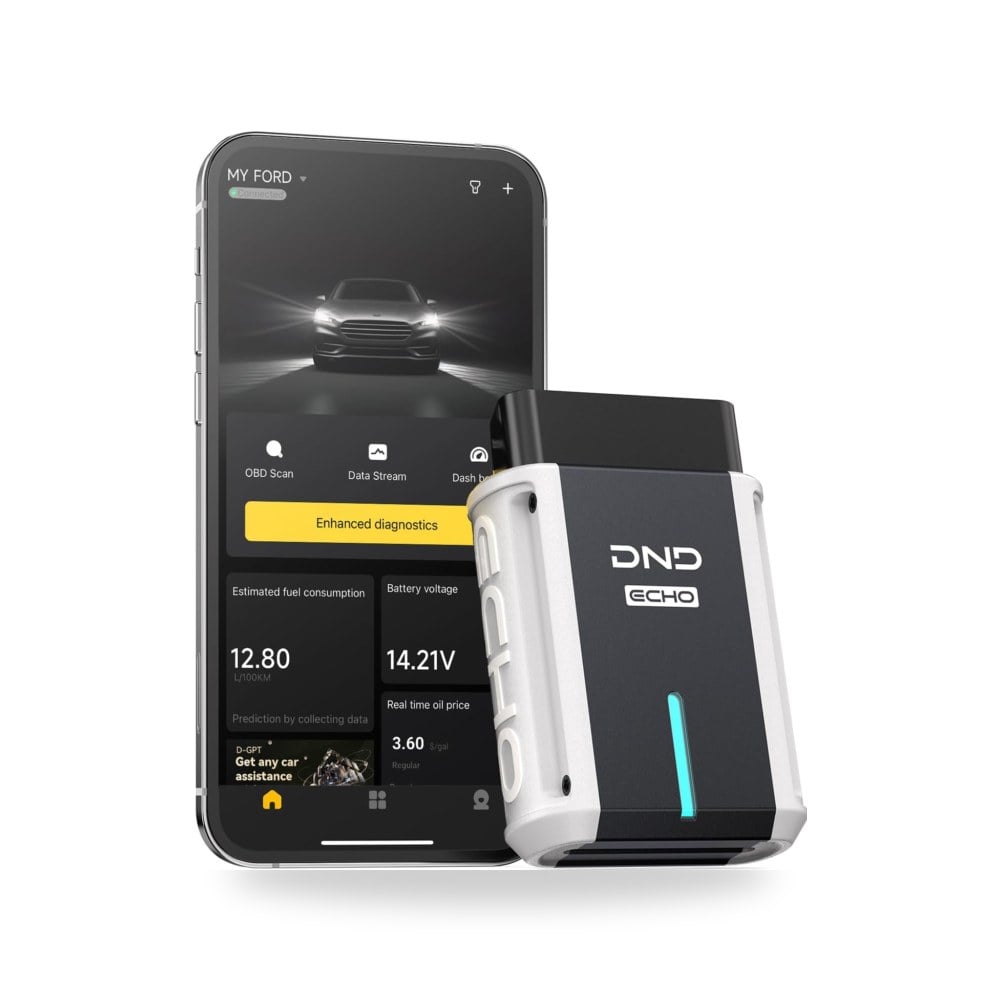 دي ان دي ماسح ضوئي OBD2 يعمل بالبلوتوث - اداة تشخيص جميع