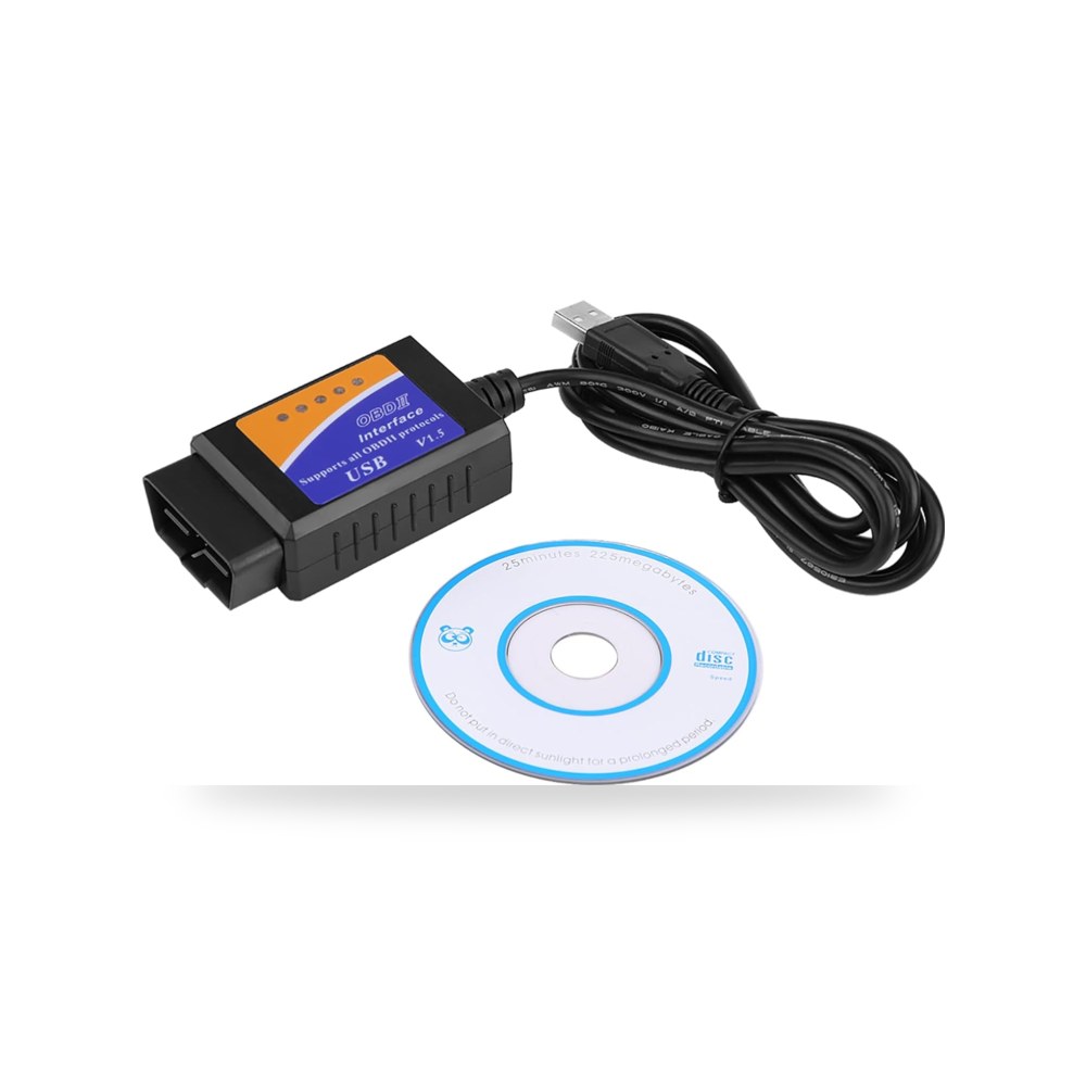 جهاز ضوئي OBD2 USB، محول OBD2، جهاز فحص او بي موديل ELM322