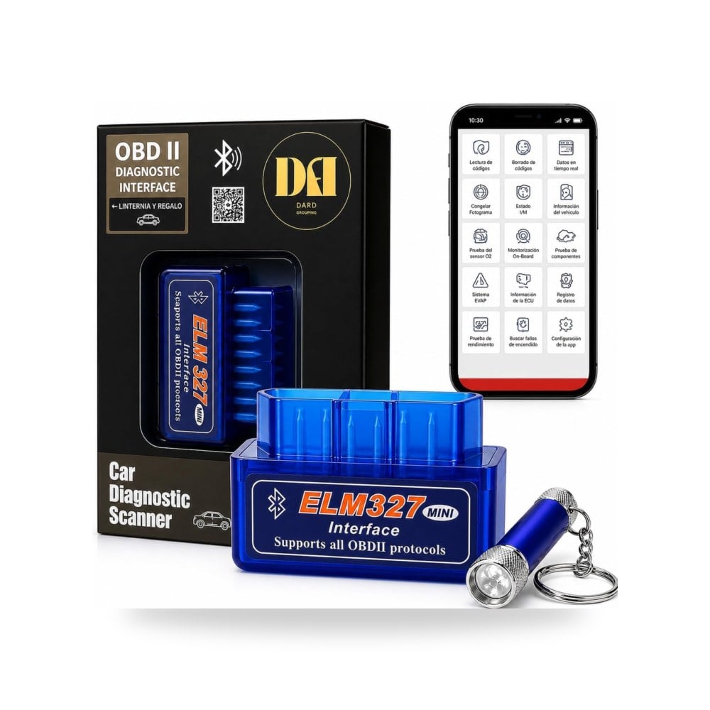 جهاز OBD2 بلوتوث ELM327 من دارو - قارئ وجهاز تشخيص