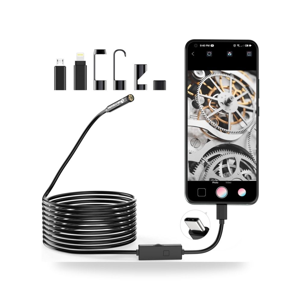 كاميرا فحص مع خرطوم من لايت سويم، منظار داخلي 1920P، منظار
