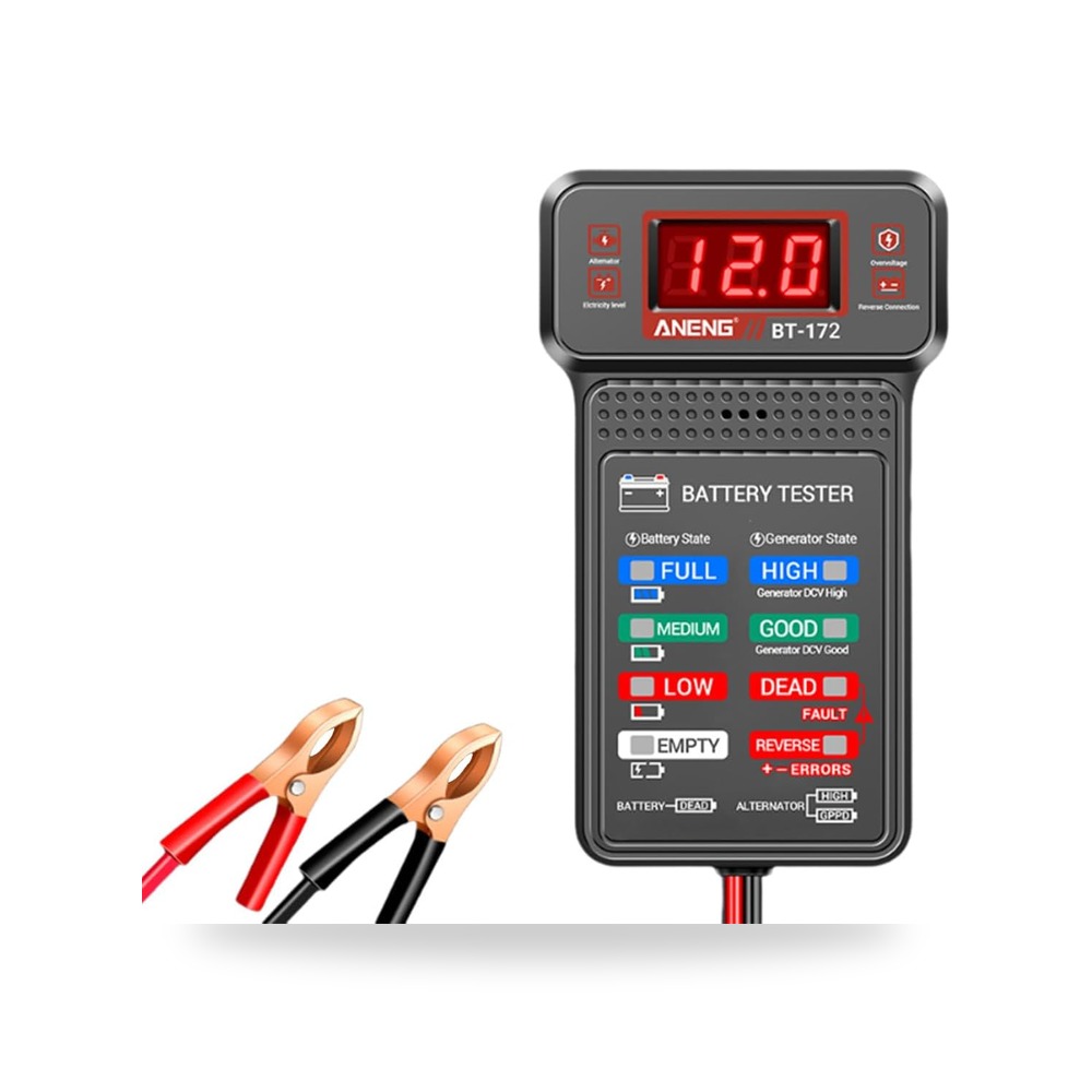 Jhaz Akhtbar Battery Alsyarh 12 V with Shashh LCD Wmoshr from Ywhanbwt
