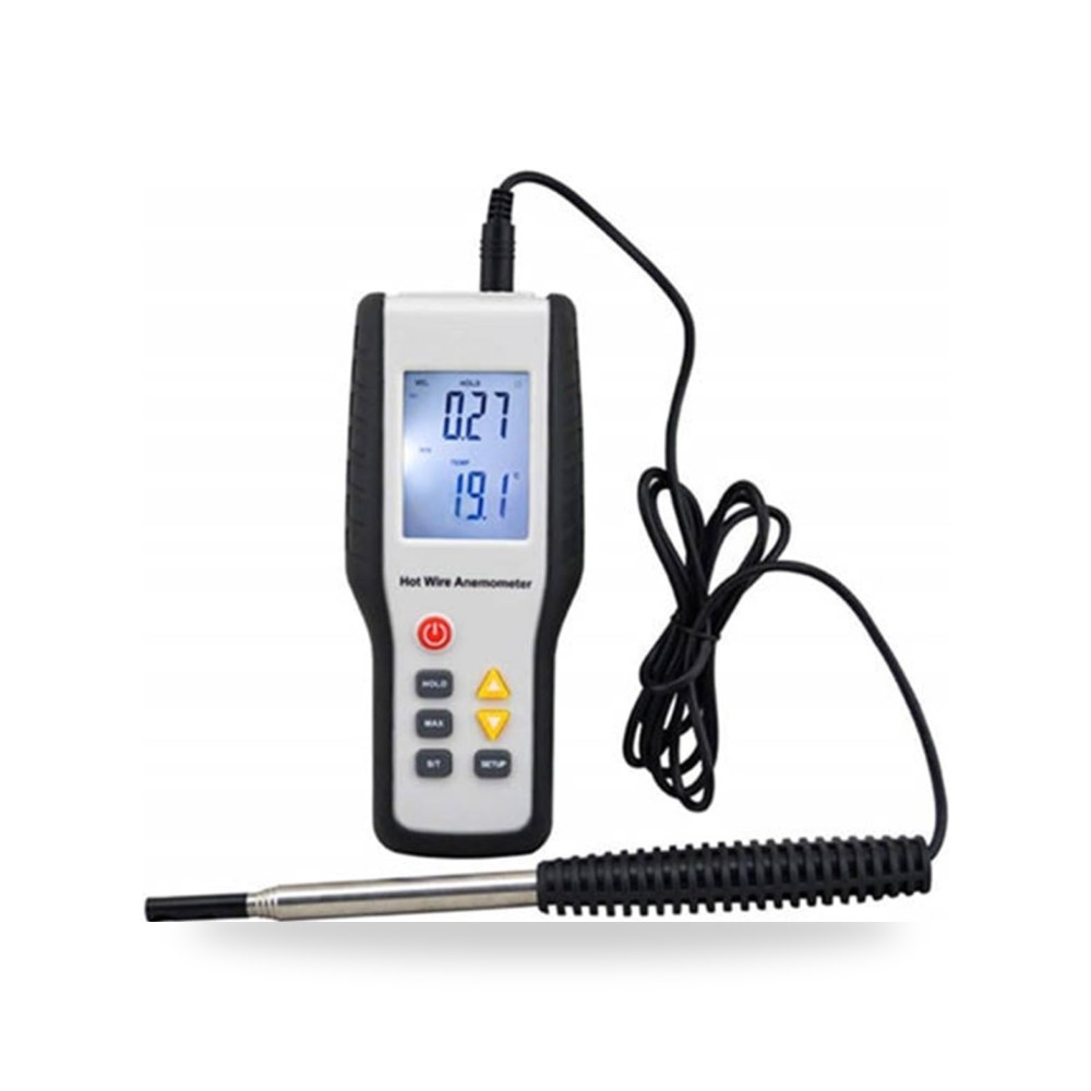 مقياس سرعة الرياح الرقمي المحمول عالي الحساسية HT-9829