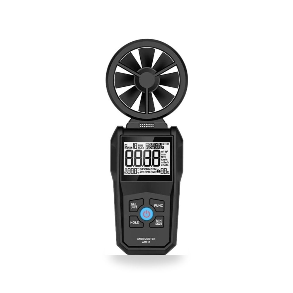 مقياس سرعة الرياح الرقمي المحمول AM610، مقياس سرعة الرياح