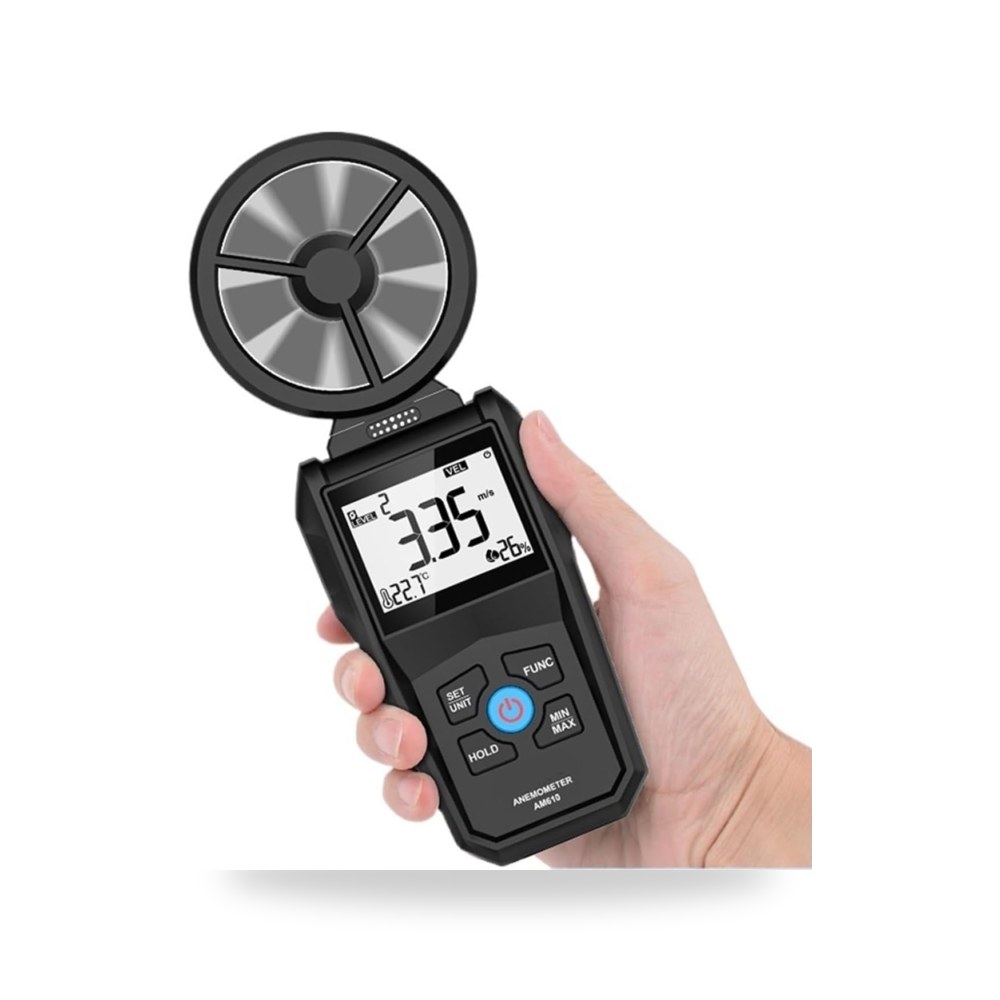مقياس شدة الريح الرقمي AM610، مقياس سرعة الرياح، مقياس سرعة