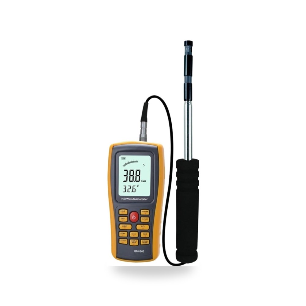 مقياس شدة الريح GM8903، مقياس سرعة الرياح المحمول لقياس
