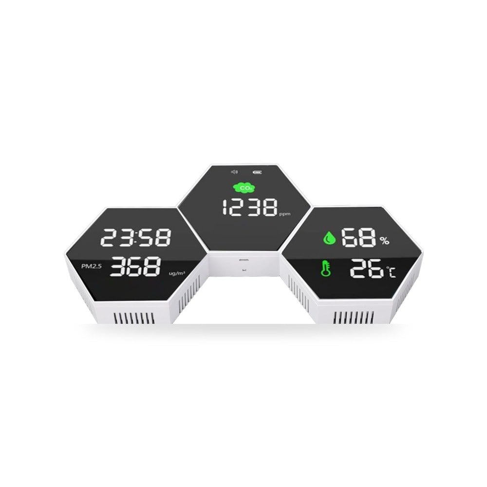 جهاز اختبار جودة الهواء من اومكوت متعدد الوظائف PM2.5 CO2