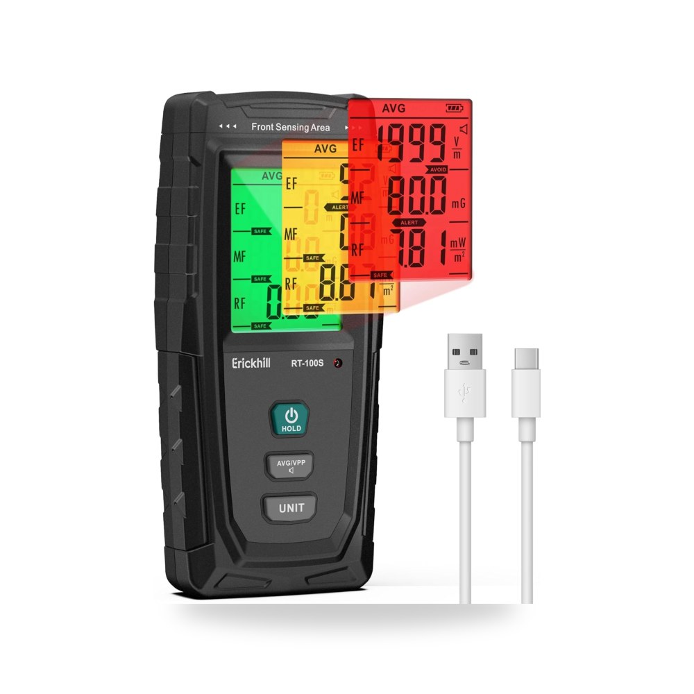 جهاز اختبار اي ام اف RT-100S EF - MF - RF مجال مغناطيسي قابل اريكهيل