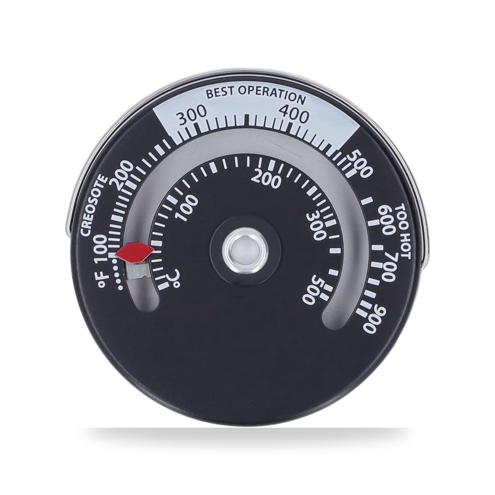ميزان حرارة مغناطيسي احترافي لمواقد الحطب وأنابيب المداخن ماركة Hearth Thermometers Pro