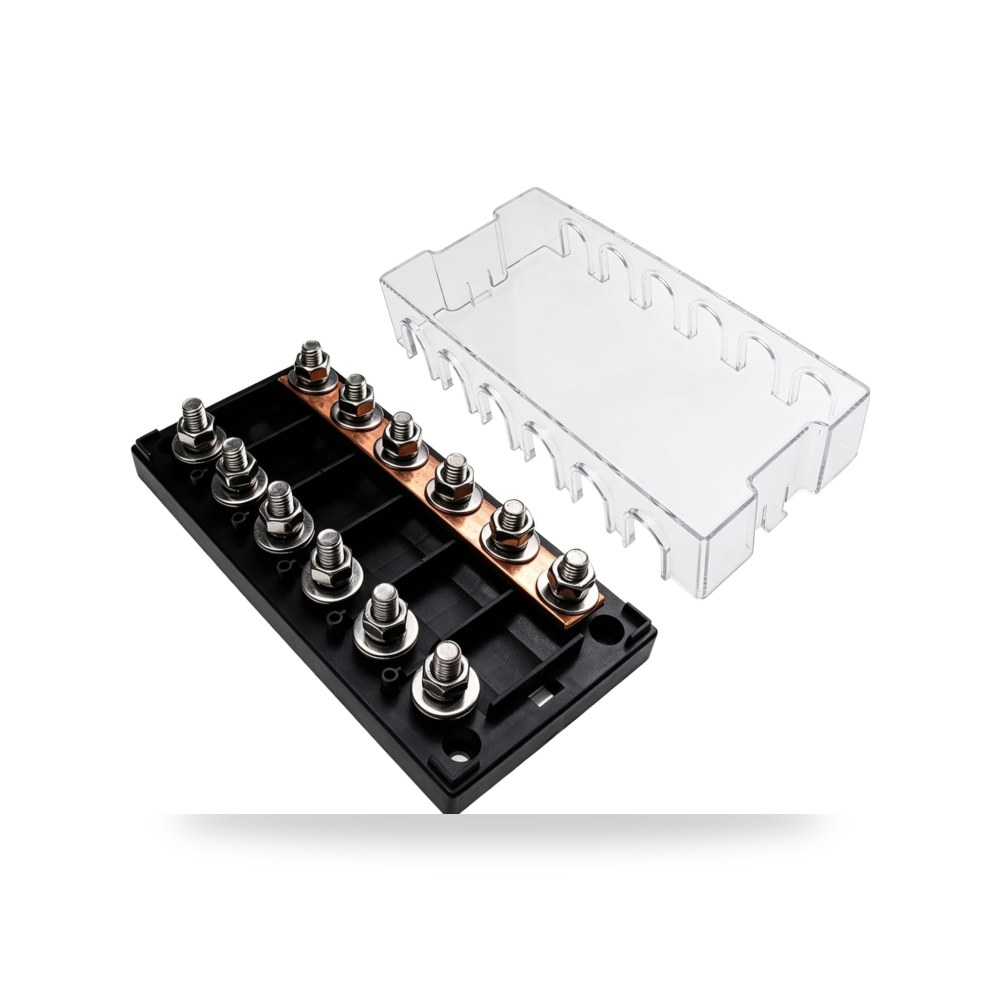 المصاهر والحاملات أزرق 6Way موديل Fuse-Block