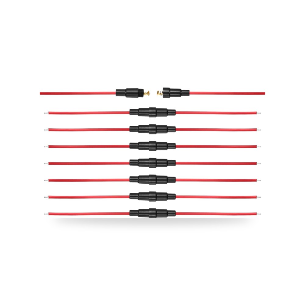 المصاهر والحاملات طقم 8 قطع 18AWG موديل High-quality