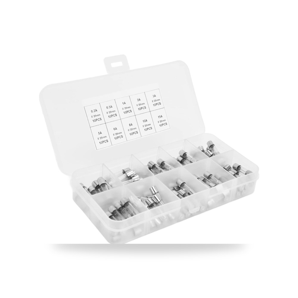 المصاهر والحاملات زجاج طقم 100 قطع 100pcs