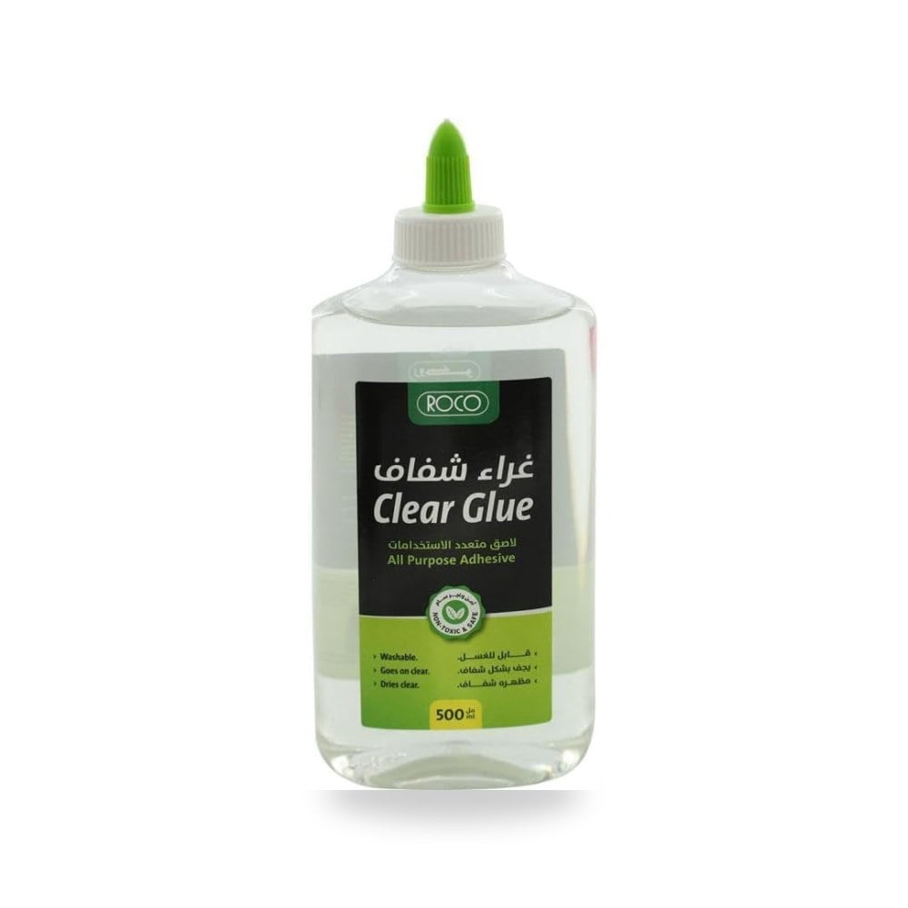 صمغ متعدد الأغراض من روكو، 500 مل، شفاف