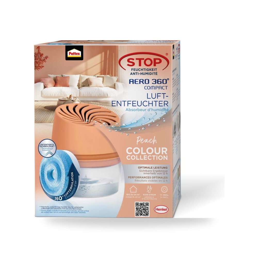 باتيكس مزيل الرطوبة المضغوط ايرو360 درجة باخ موديل anti-odour