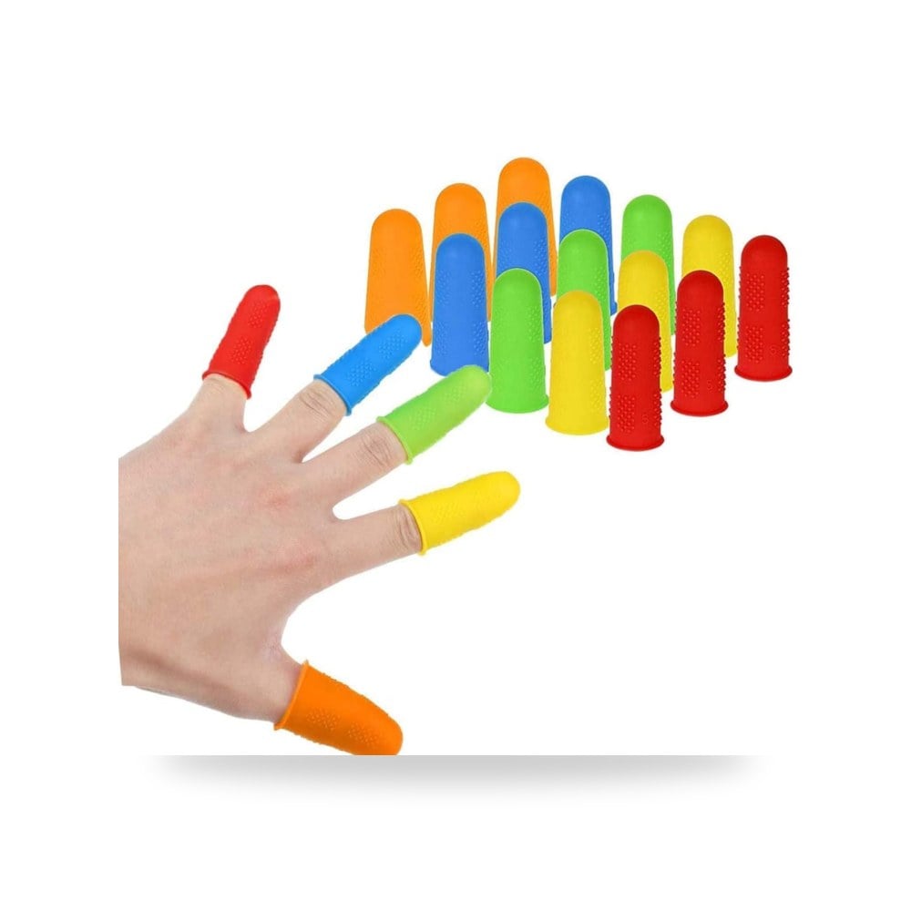 اغطية اصابع مسدس الغراء الساخن، واقيات اصابع (15 قطعة)