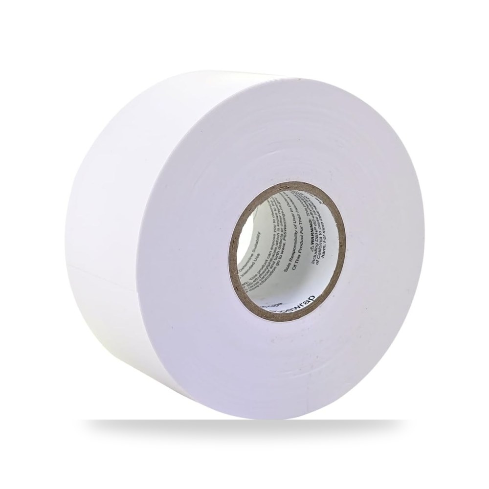 شريط لف الانابيب - 2 انش × 100 قدم - 10 مم من بلاستيك PVC
