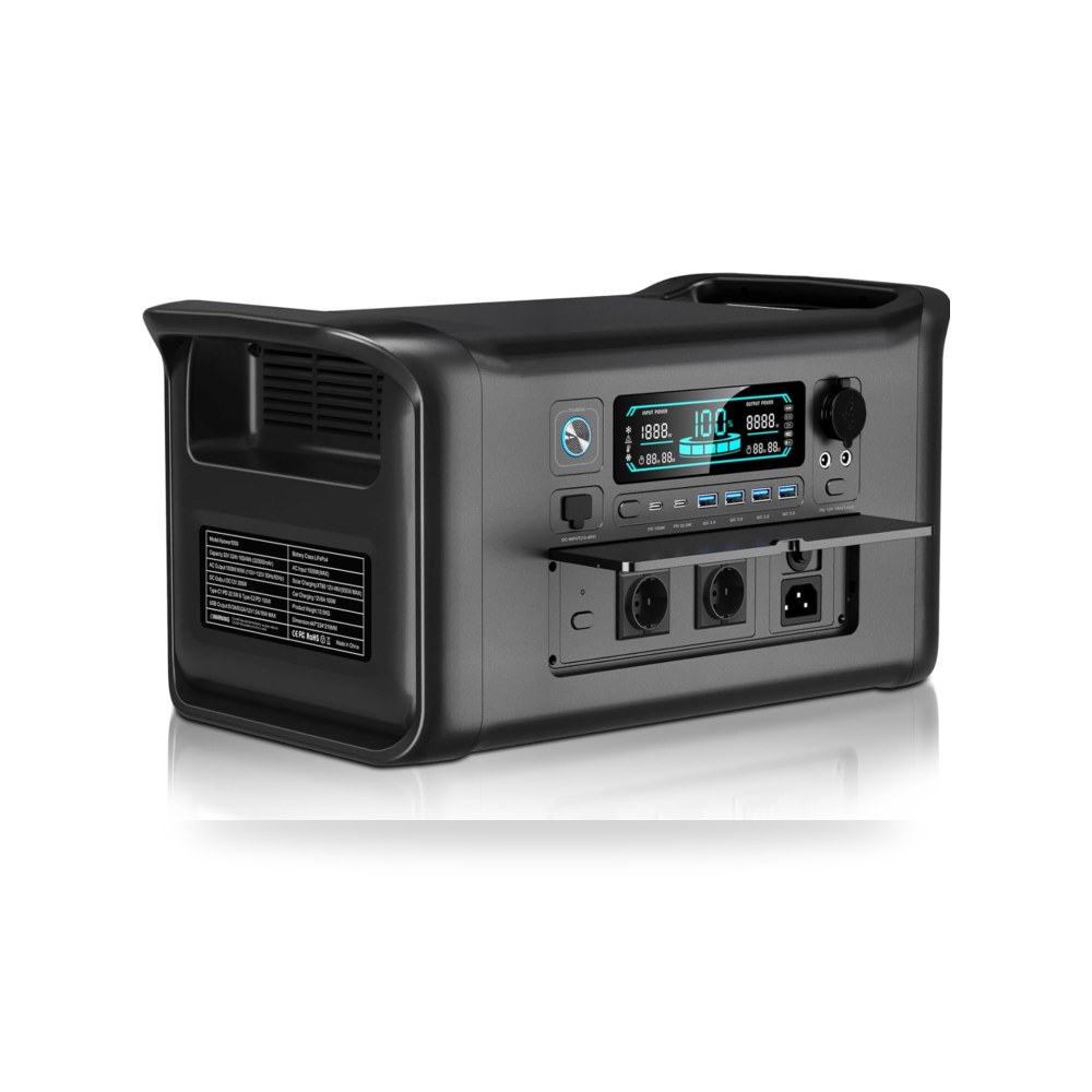 محطة طاقة محمولة ببطارية لايف بي او 4 1024 واط في الساعة، كوتوليتي موديل USB-C