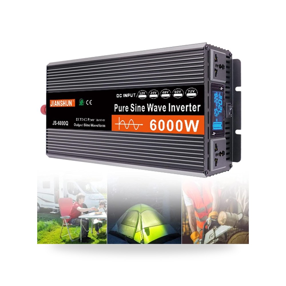 المولدات الكهربائية ومحطات الطاقة الشمسية موديل 6000W-12Vto110V