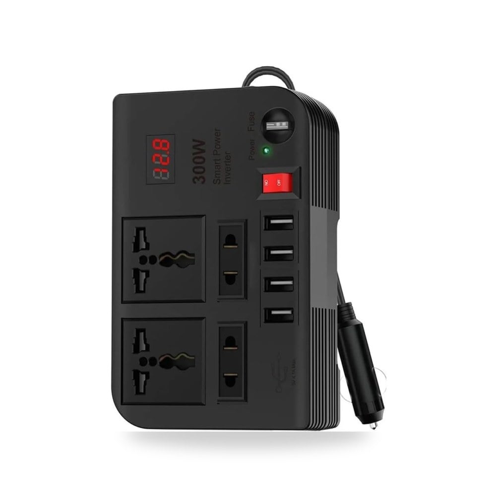 مقياس عاكس كهربائي 12 فولت تيار مستمر الى 220 دينكس موديل DX130