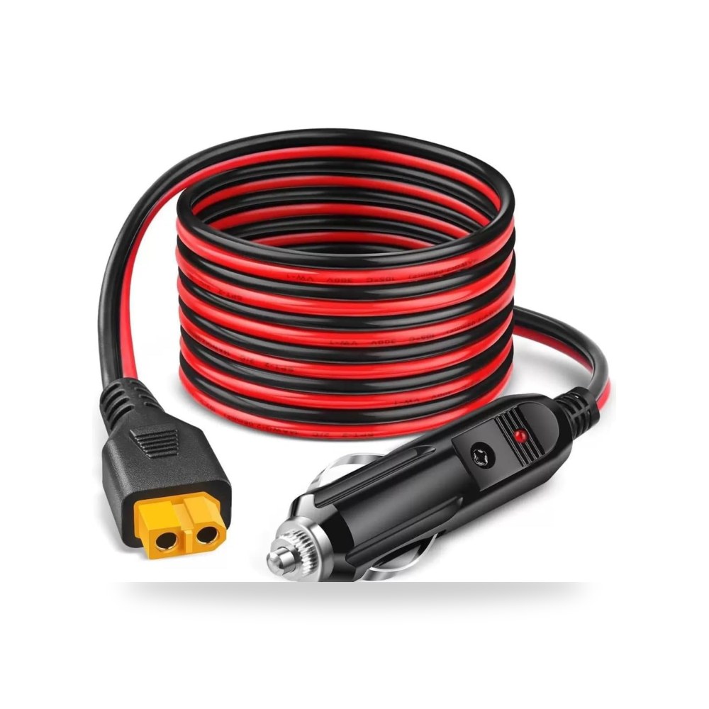 شاحن سيارة بجهد 12V - 24V بمقبس XT60، متوافق مع ايكوفلو دلتا