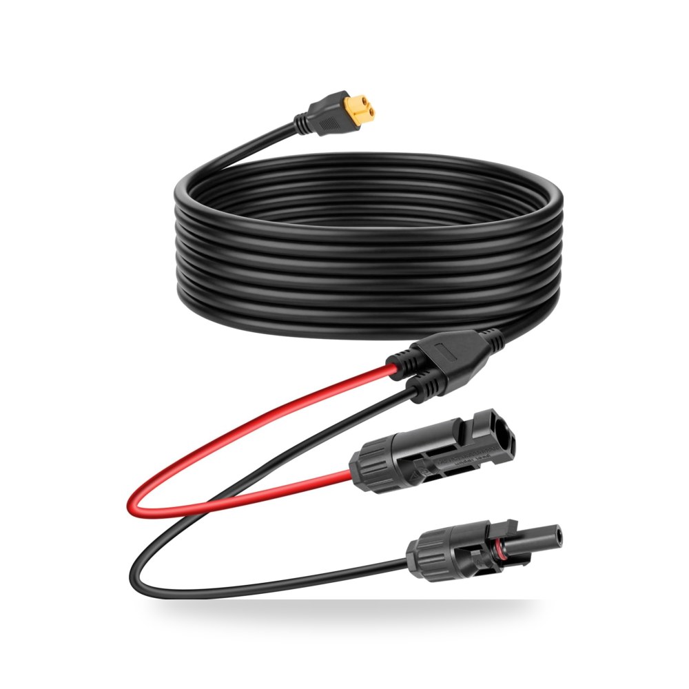 كيبل طاقة شمسية XT60 16AWG، كيبل تمديد XT60، كيبل شحن شمسي