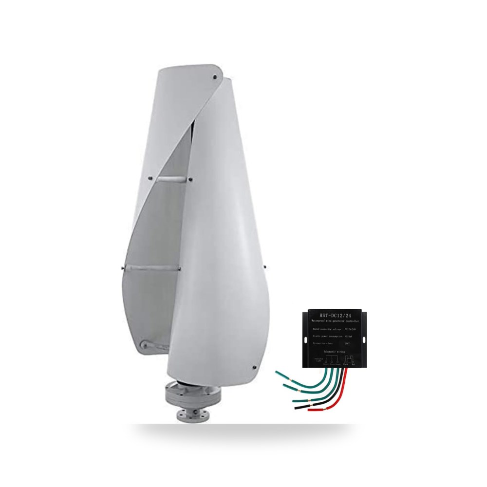 20000W عديم الضوضاء مجموعة توربينات الرياح العمودية 12V 24V
