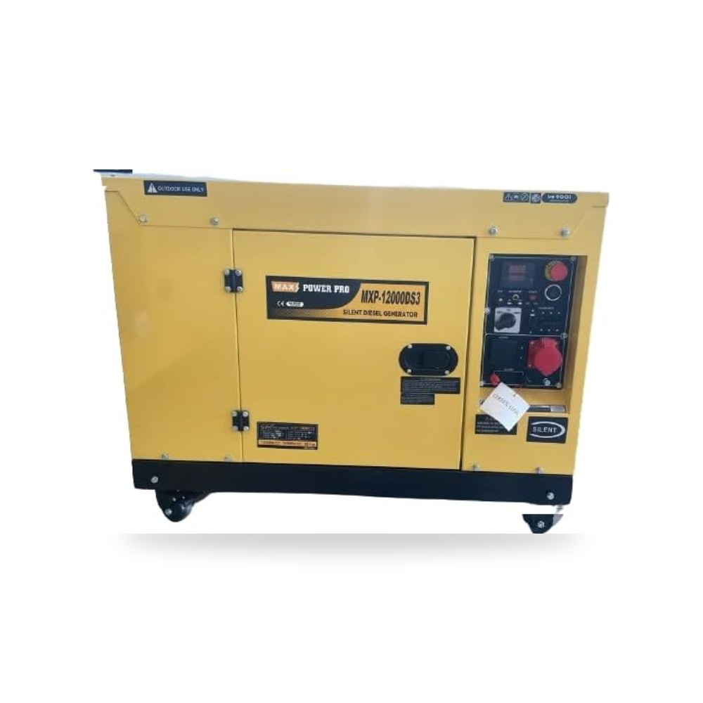مولد ديزل صامت MXP-12000DS3، الطاقة القصوى: 1