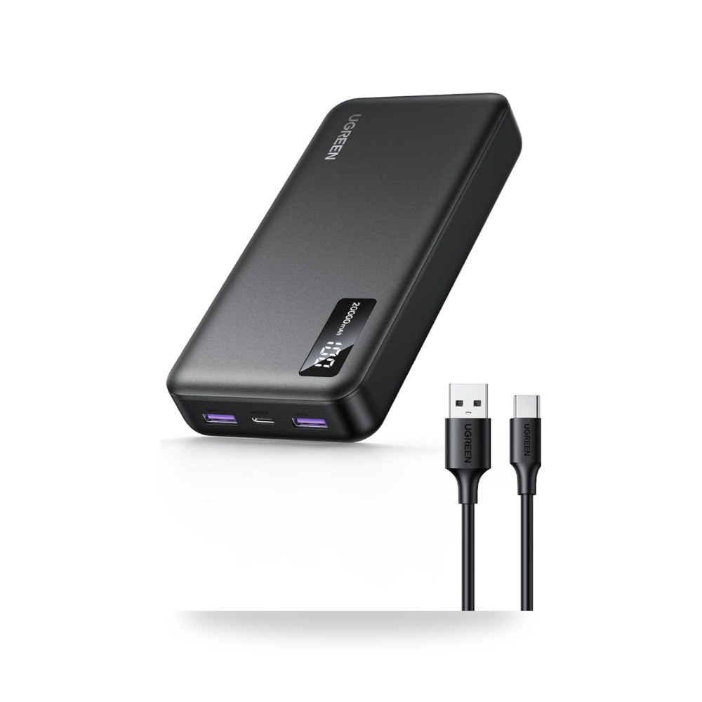 بطاريات يوجرين باور بانك بسعة 20000mAh موديل USB-A