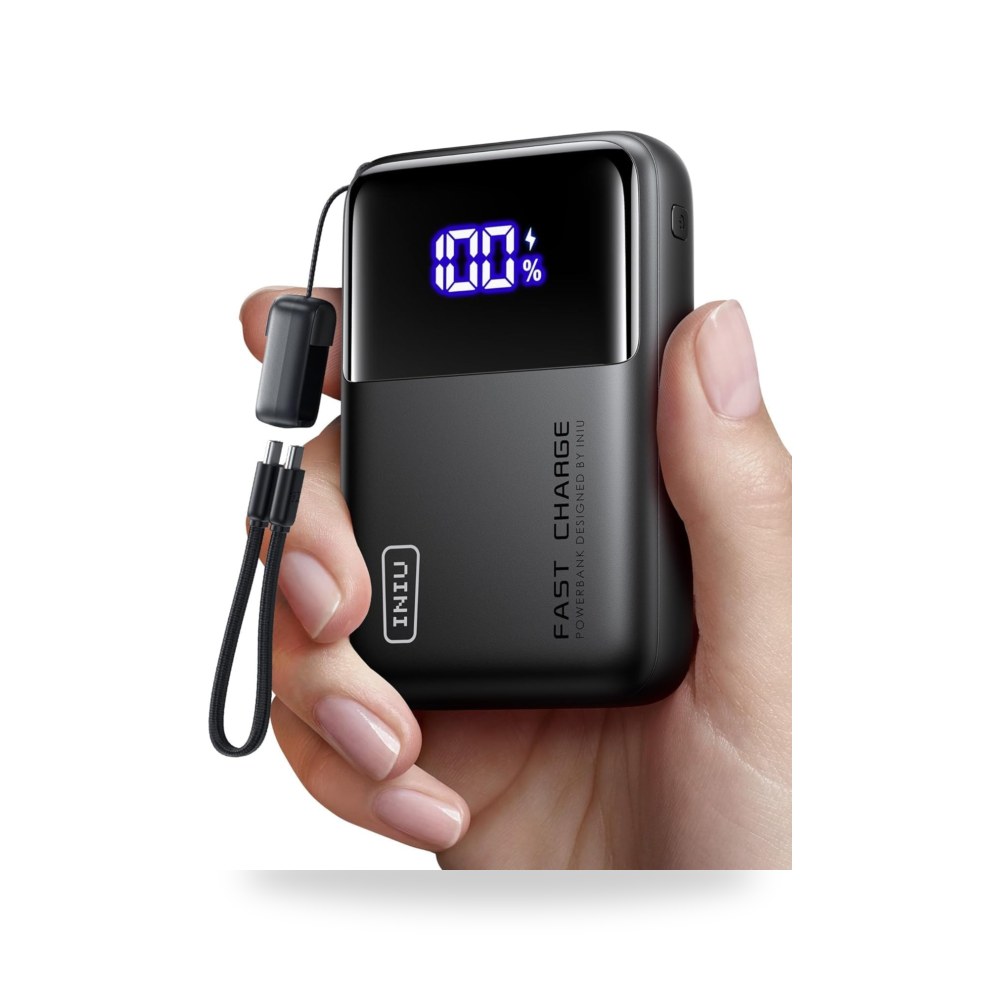 جهاز باور بانك من إنيو 20 أمبير ساعة بمنفذ مع على الطيران موديل USB-C