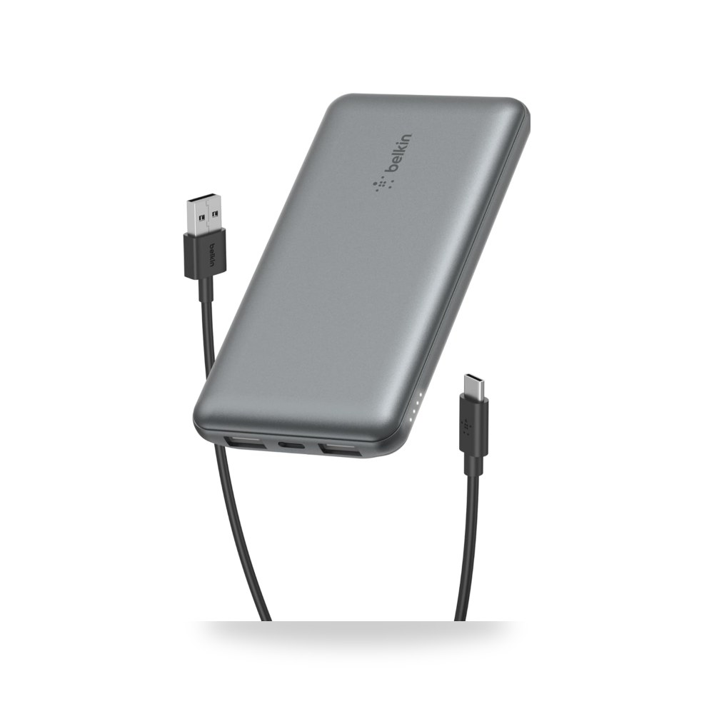 بطاريات باور بانك محمول بقوة 10000 ميلي أمبير بيلكن موديل USB-C
