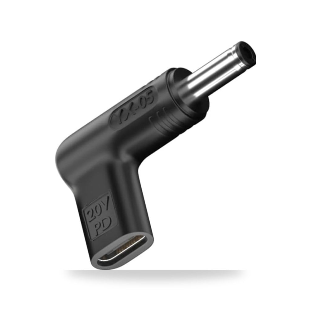 محول USB C الى تيار مستمر 100 واط 5.5 2.1 مم