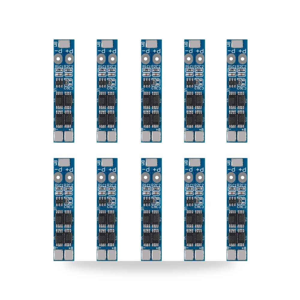 بطاريات 10 قطع 2S BMS 7.4 فولت 8.4 فولت 8 ديان