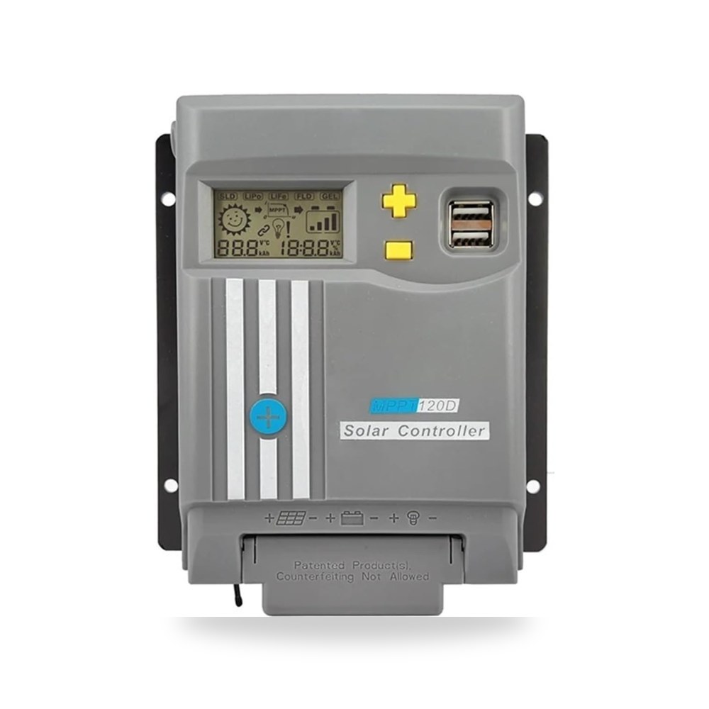 جهاز MPPT 20A مع 12V 24V السيارات لوحة طاقة موديل MPPT120D-Bluetooth