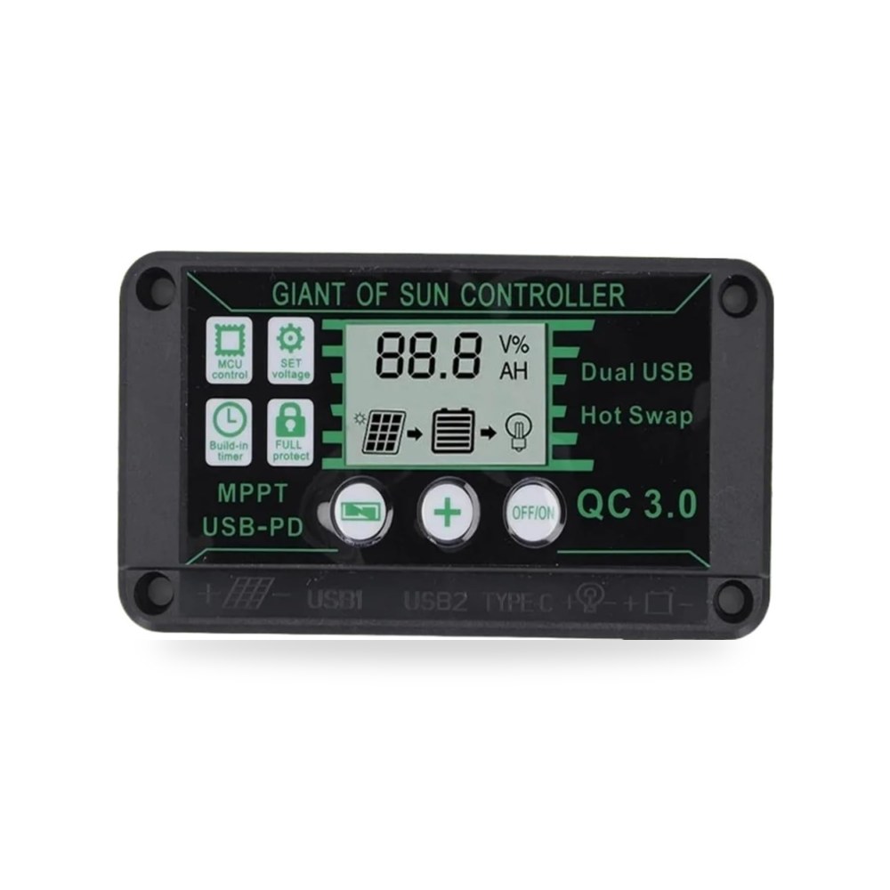 جهاز وحدة تحكم شحن الطاقة الشمسية جهاز التحكم