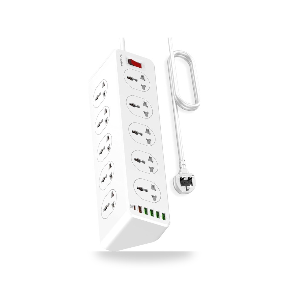 مقياس مقبس عالمي منافذ تيار متردد شديد التحمل موديل USB-C